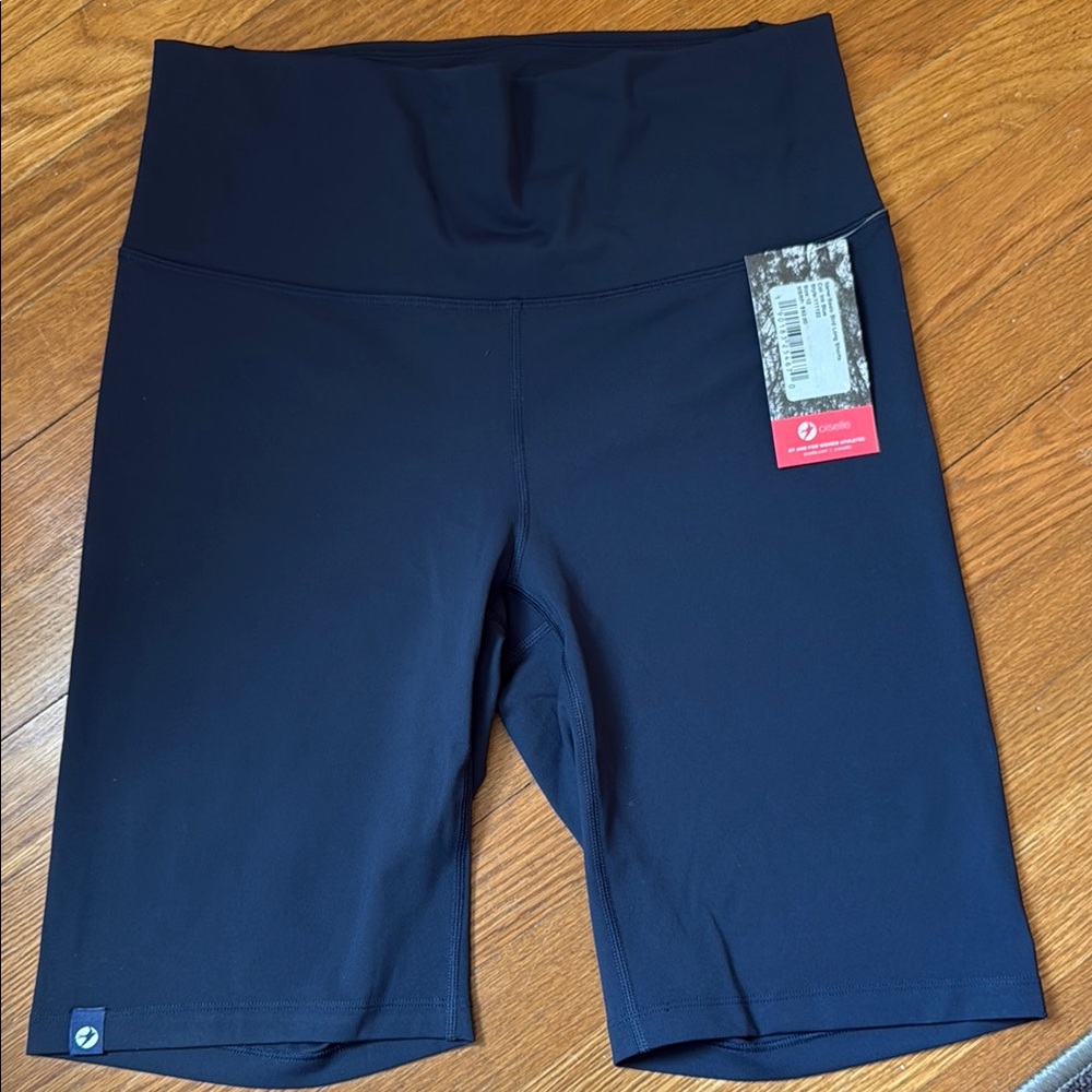 Oiselle basic bird long shorts Women's navy blue